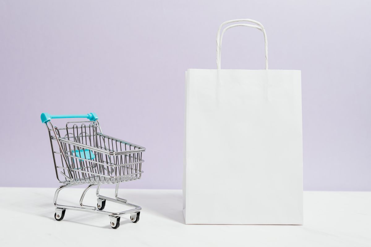 Winkelwagen en verpakking voor retail en webshops.